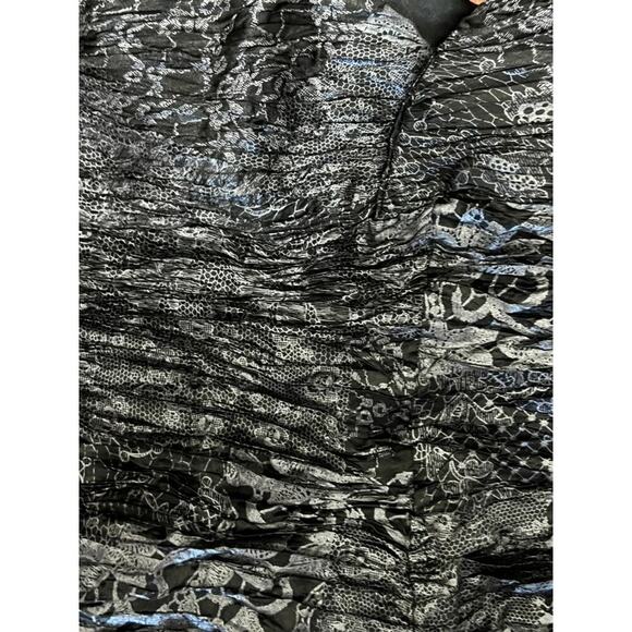 Bebe 2B fitted sexy women silver and black fitted bodycon sleeveless dress sz M - Picture 4 of 6